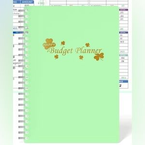Budget Planner for Home,office 1pcs schedule spiral notebook